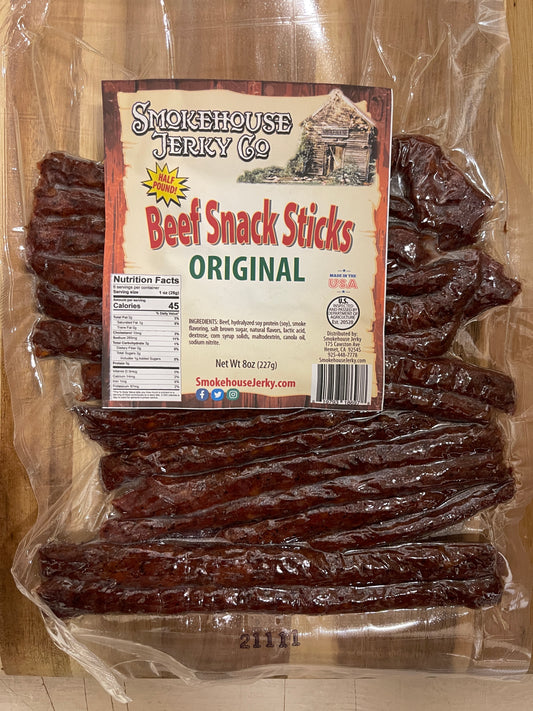 1/2 Pound of Original Flavored Beef Sticks