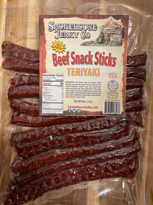 1/2 Pound of Teriyaki Beef Sticks
