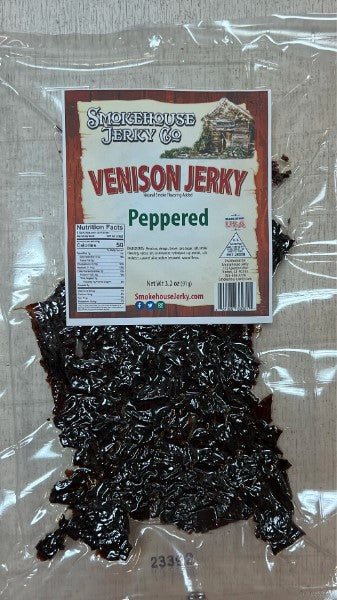 3.2oz Venison Jerky - Peppered