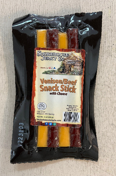 3.5oz Venison Beef Snack Stick with  Cheese